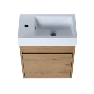 Sink Floating Bathroom Vanity With Soft Close Cabinet Door