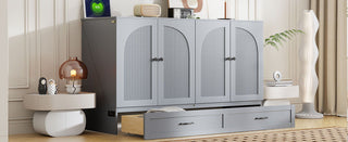 Murphy Bed With Large Drawers