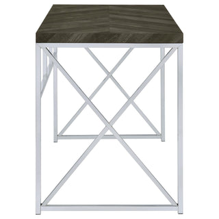 Herringbone - Writing Desk - Gray