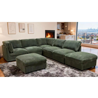 Modern Reversible Modular Sectional