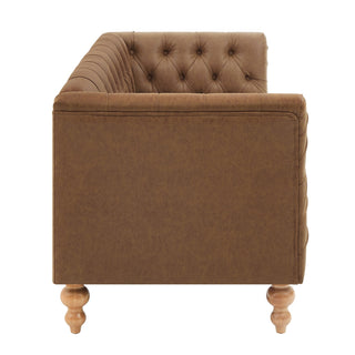 Chesterfield Sofa With Flared Arms For Living Room