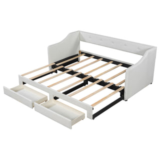 Upholstered Daybed With 2 Drawers