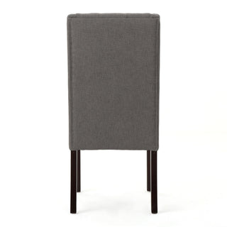 Sophisticated Tufted Dining Chair With High Back Design