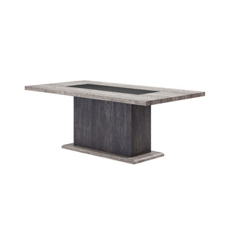 Dining Table, Fits Up To 6 People - Gray