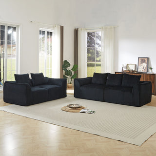Minimalist Set With Curved Lines & Gently Sloped Backrest
