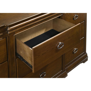 Leonide - 9 Drawer Dresser - Cherry