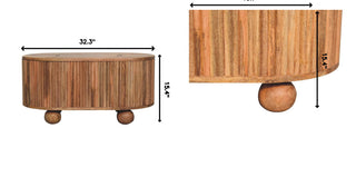 Soba - Ball Lid Up Coffee Table - Oak