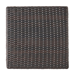 Luminant - Outdoor Side Table With Iron Frame - Brown