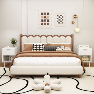 Nightstand With 1 Drawer And Open Shelf - White