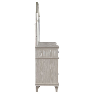Colwood - 9 Drawer Dresser With Mirror - Silver