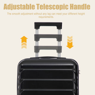 Hard Shell Travel Luggage With Scratch Resistant Surface
