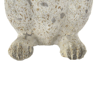 Resin Standing & Lying Down Squirrel Rustic, For Harvest Festival Fall Festival & Thanksgiving Table Decorations (Set of 2) - Antique Cream