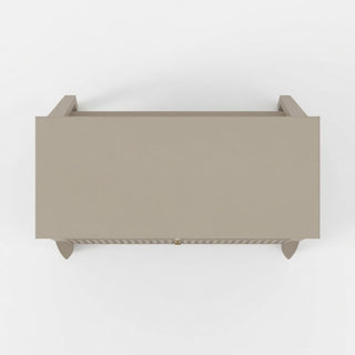 Fluted 3 Drawer Nightstand With Soft Close Slides