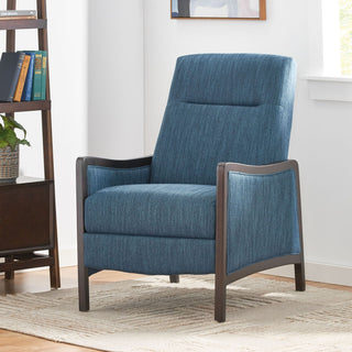 Drury - Contemporary Fabric Upholstered Pushback Recliner
