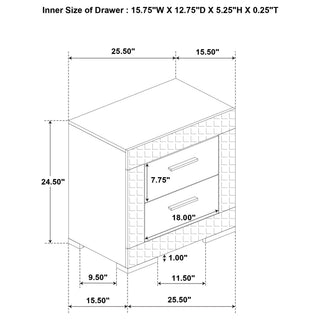 Pierce - Bedroom Set With LED Lighting