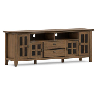 Artisan - TV Media Stand - Rustic Natural Aged Brown