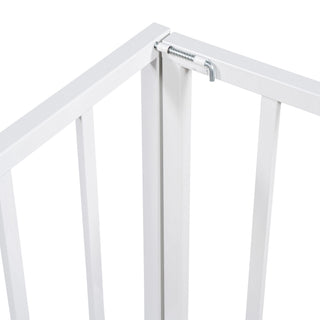 Metal Floor Bed Frame With Fence And Door