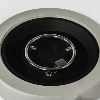 Propane Gas Fire Pit Bowl, 40000 Btu, Round For Outside - Gray