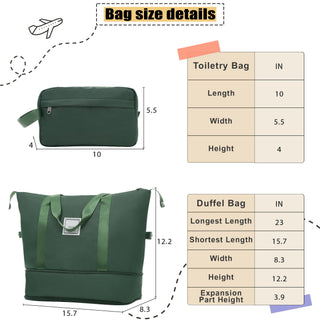 Softside Luggage Expandable Set With Duffel Bag Upright Spinner