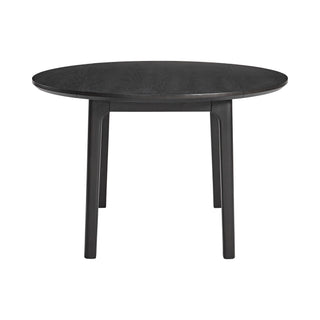 Garcia - 3 Piece Dining Set (Round Drop Leaf Table And 2 Chairs) - Black