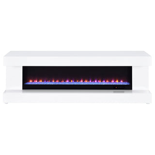 TV Stand Fireplace Console With Bluetooth Speaker