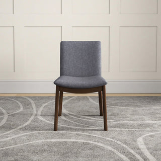 Laura - Mid-Century Modern Solid Wood Dining Chair (Set of 2)