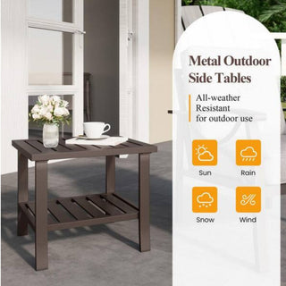 Patio Furniture Set & Coffee Table For Backyard