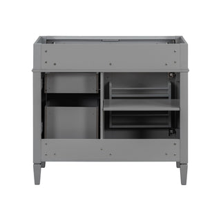 Bathroom Vanity With 2 Drawers And Tip-Out Drawer, Storage Cabinet