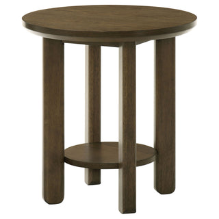 Crispin - Round Table With Lower Shelf