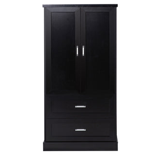 Tall Bathroom Storage Cabinet With 2 Doors And Drawers, Adjustable Shelf