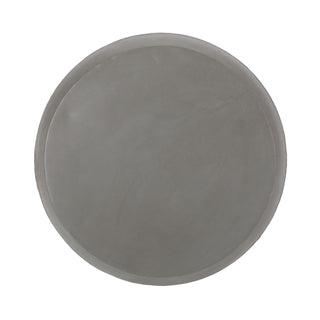 Outdoor Side Table With Cylindrical Shape - White