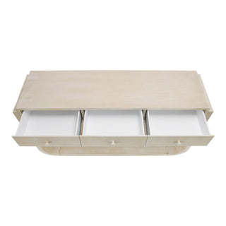 Console Table With 3 Drawers, Display Shelf