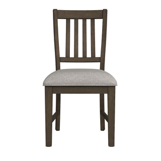 Yellowstone - Dining Side Chair (Set of 2) - Medium Brown / Gray