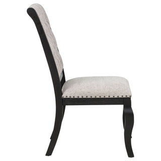 Kinzler - Side Chairs (Set of 2) - Tan / Black