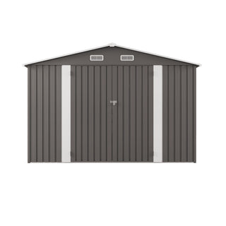 Outdoor Storage Shed With Lockable Doors