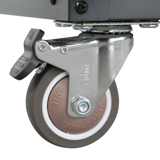 Sturdy Metal Tool Storage Cabinet With Wheels Durable Garage, Office & Home Organizer Steel