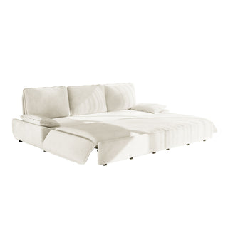 King Size Pull Out Sofa Bed, 3 In 1 Convertible Multifunctional