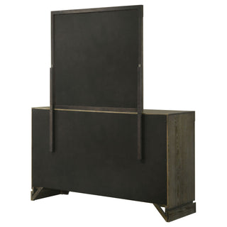 Sundance - 6 Drawer Dresser With Mirror - Dark Coffee