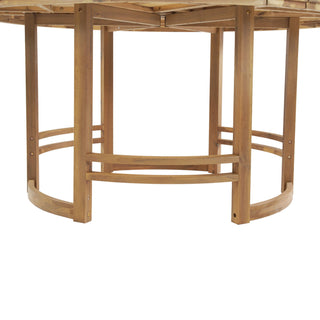 5 Piece Outdoor Dining Set, Patio Table And Chairs With Umbrella Hole