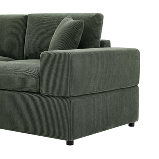 Upholstered Symmetrical Modular Sectional With 6 Seating