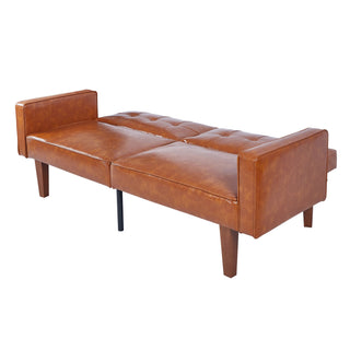 3 Position Split Back Futon Sofa Bed For Living Room