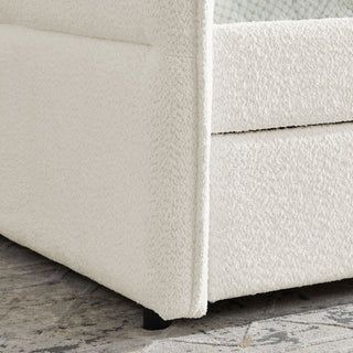 Upholstered Daybed With Pop Up Trundle