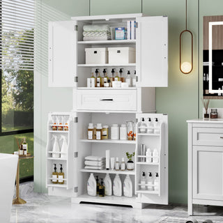 Bathroom Storage Cabinet With Drawer And Adjustable Shelf
