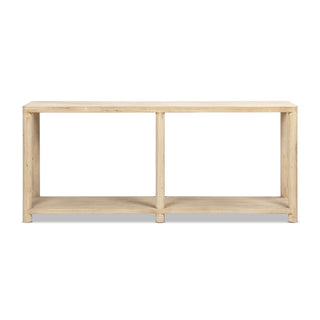 Milo - Console Table With Lower Shelf - Natural