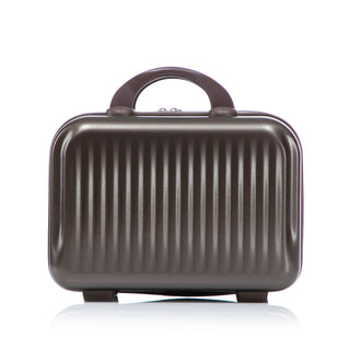 Luggage Set With Cosmetic Case, Combination Lock, Front Opening Design