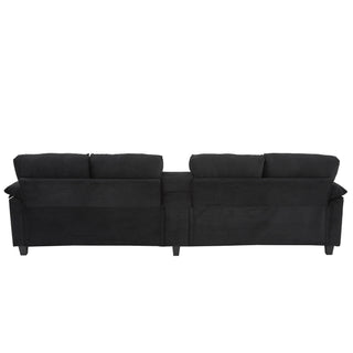 Modern U-Shaped Sectional Sofa With Storage Ottomans