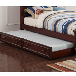 Contemporary Style Bed With Trundle