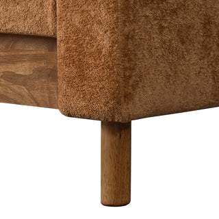 3 Seater Sofa With Square Arms, Tufted Pillow Back For Living Room
