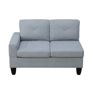 Modular L - Shaped Sectional Sofa 6 Seater 4 Piece Couch With Chaise