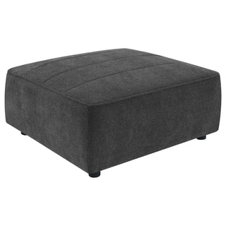 Ortega - Square Ottoman - Charcoal